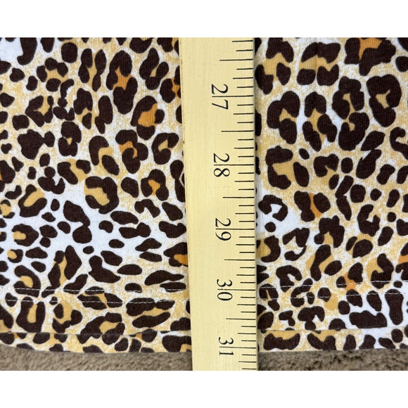 Charter Club Sleep Shirt Womens Leopard Print Size M/L Nightgown Cotton NWOT - Picture 5 of 7